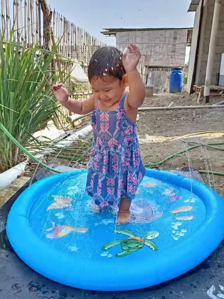 Kids Dolphin Splash Spray Mat