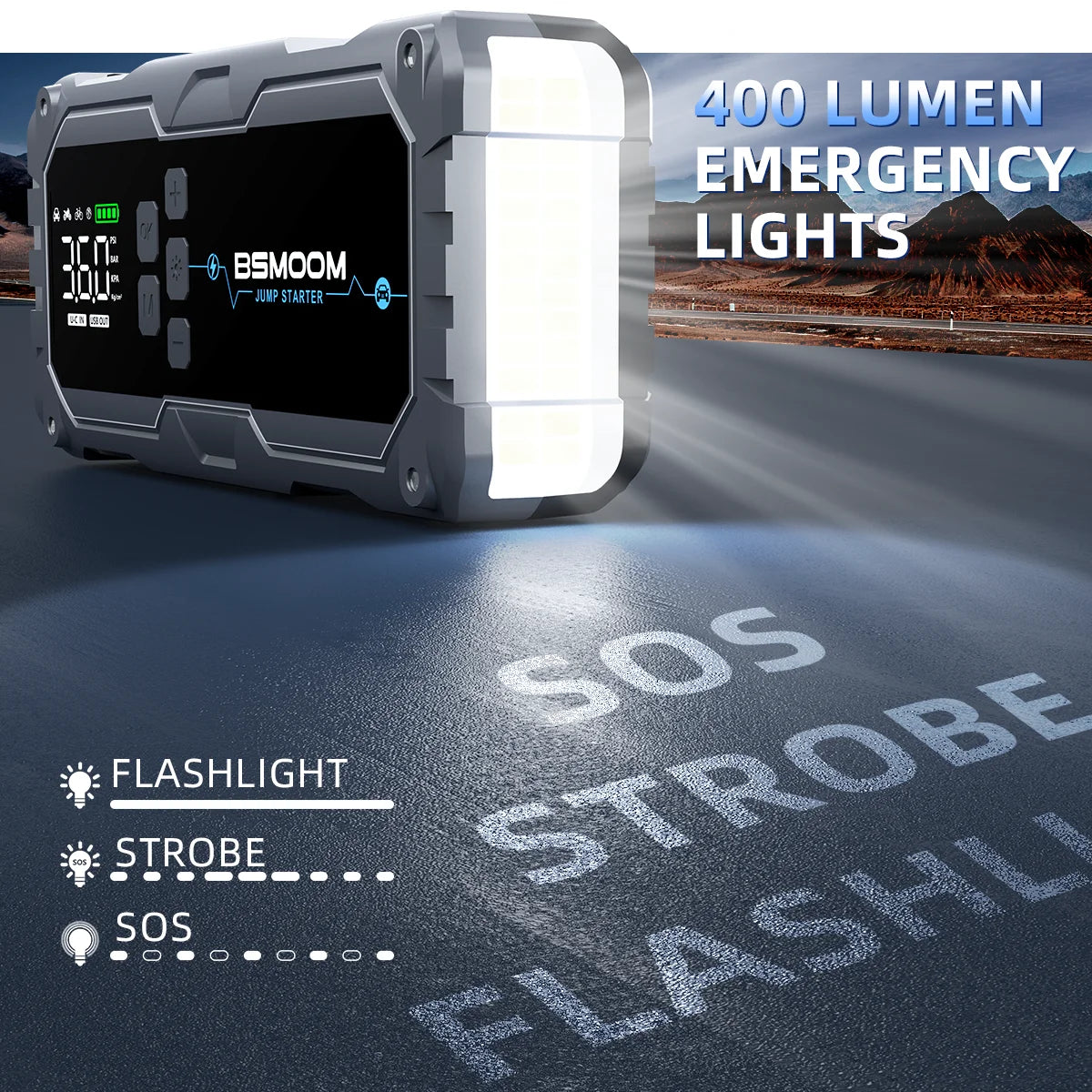Portable Car Jump Starter Power Bank