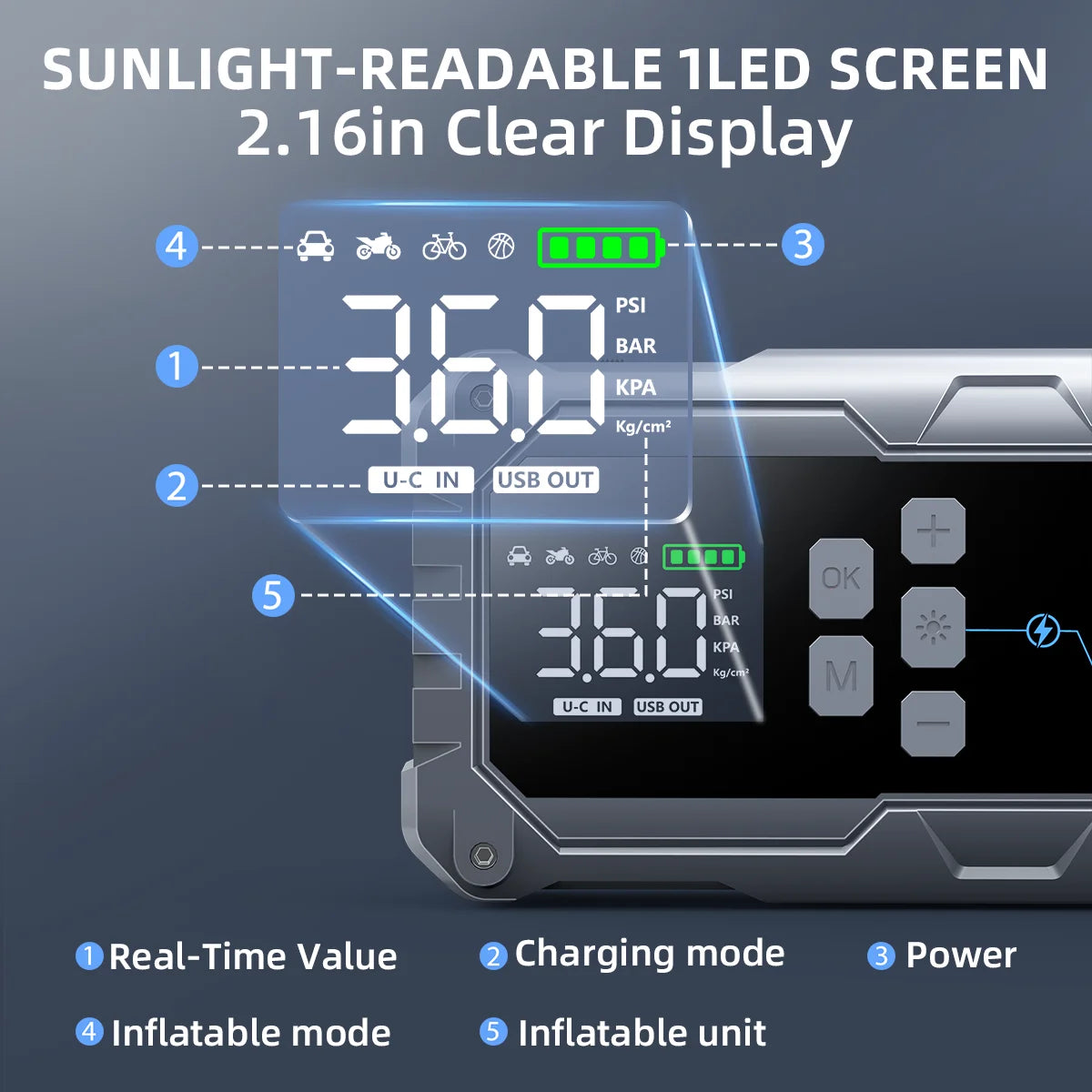 Portable Car Jump Starter Power Bank