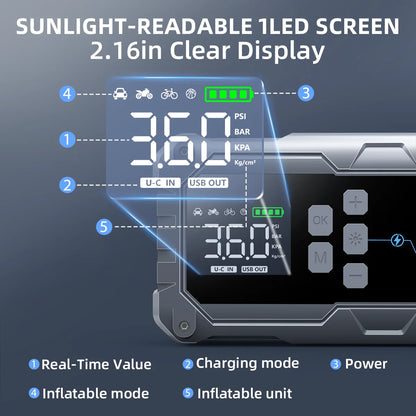 Portable Car Jump Starter Power Bank