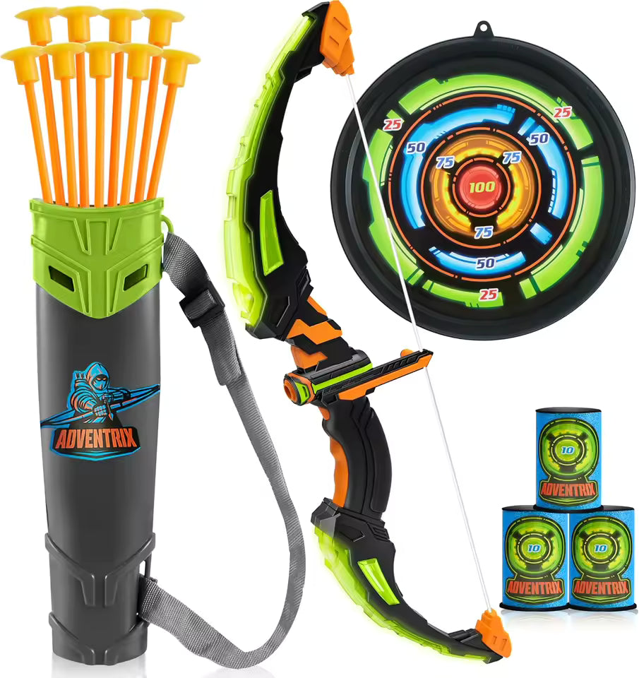 LED Kids Bow and Arrow Set